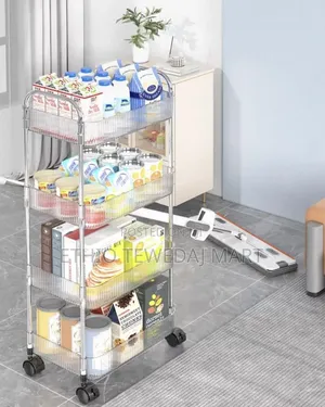 4-Tier Rolling Storage Cart