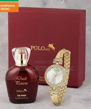 Original Polo Air Women's Wrist Watch and Perfume Gift Set