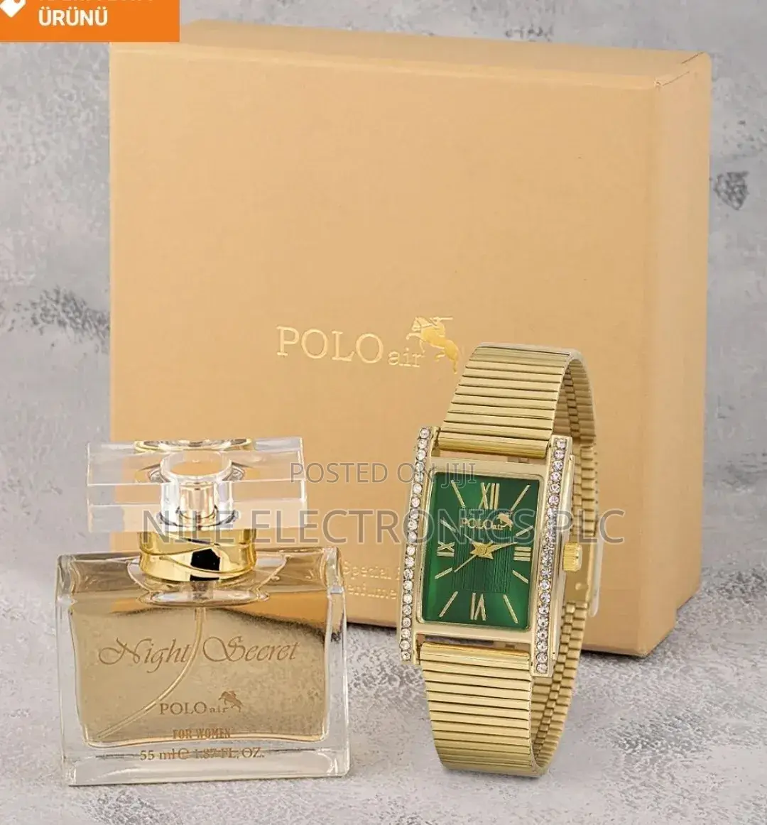 Original Polo Air Women's Wrist Watch and Perfume Gift Set