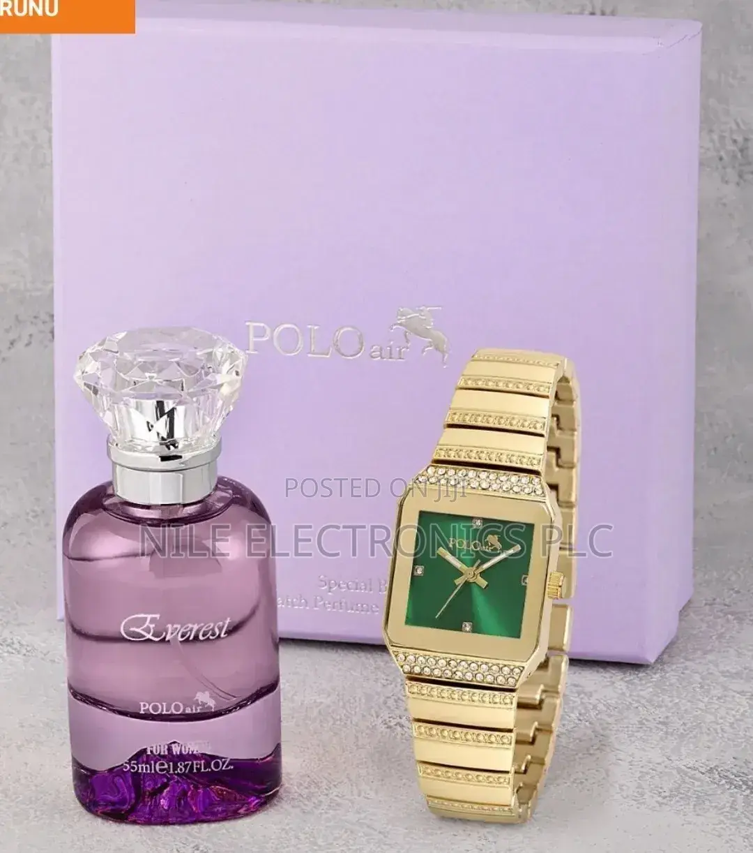 Original Polo Air Women's Wrist Watch and Perfume Gift Set