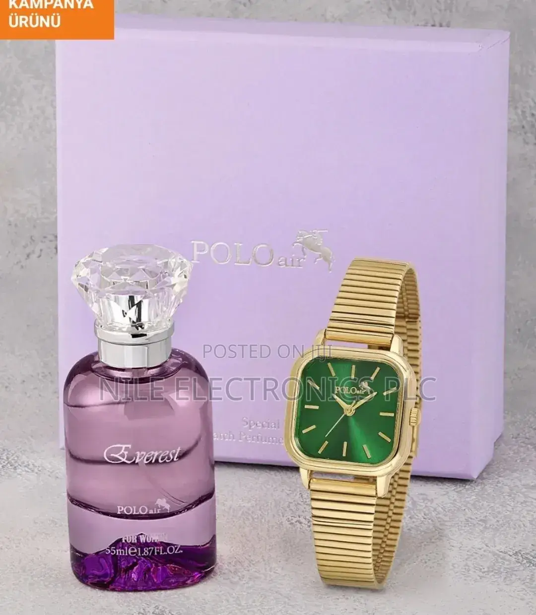 Original Polo Air Women's Wrist Watch and Perfume Gift Set