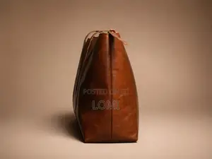 Handmade Brown Leather Tote Bag