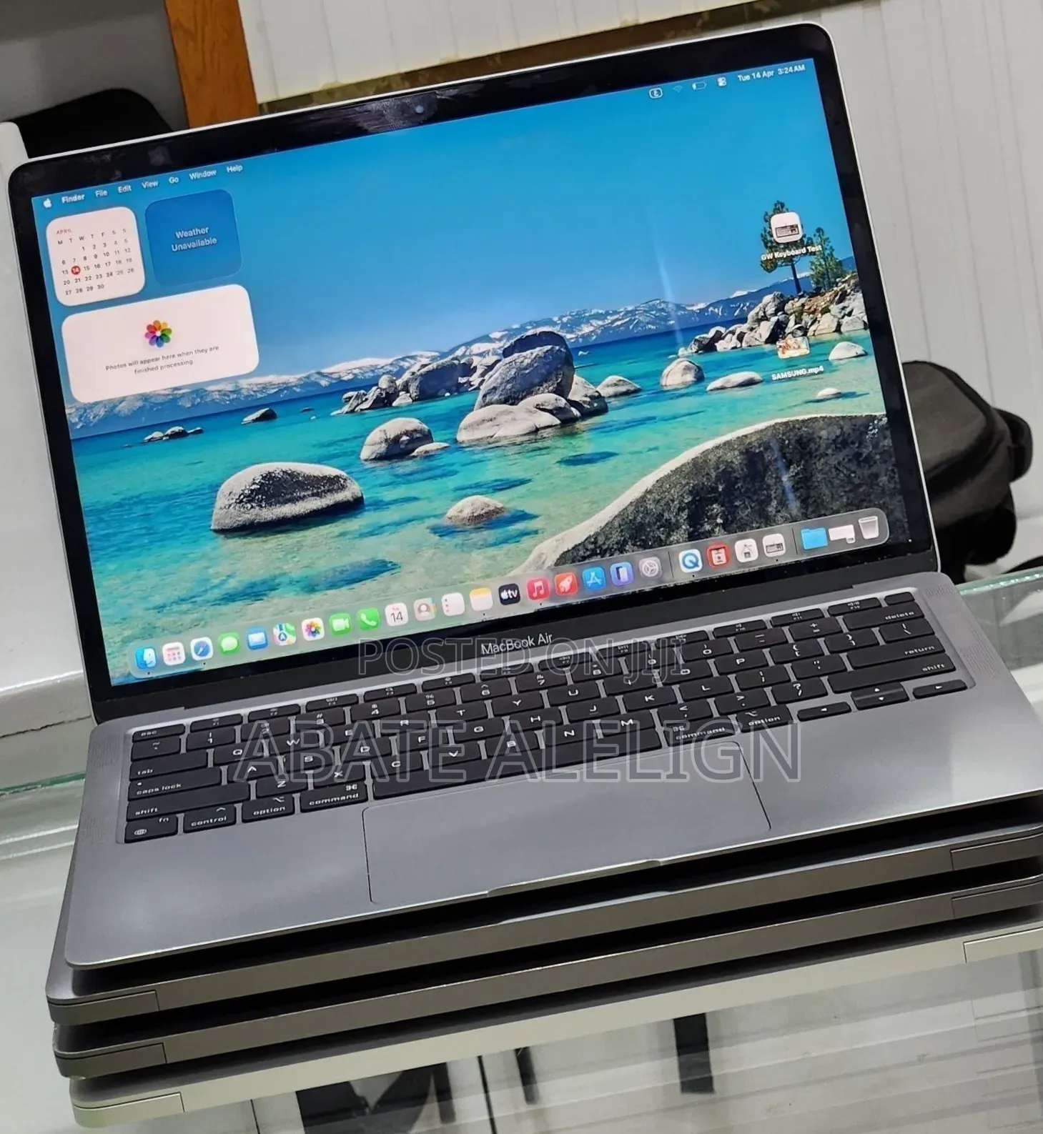 New Laptop Apple MacBook Air 2020 M1 8GB Apple M1 SSD 256GB