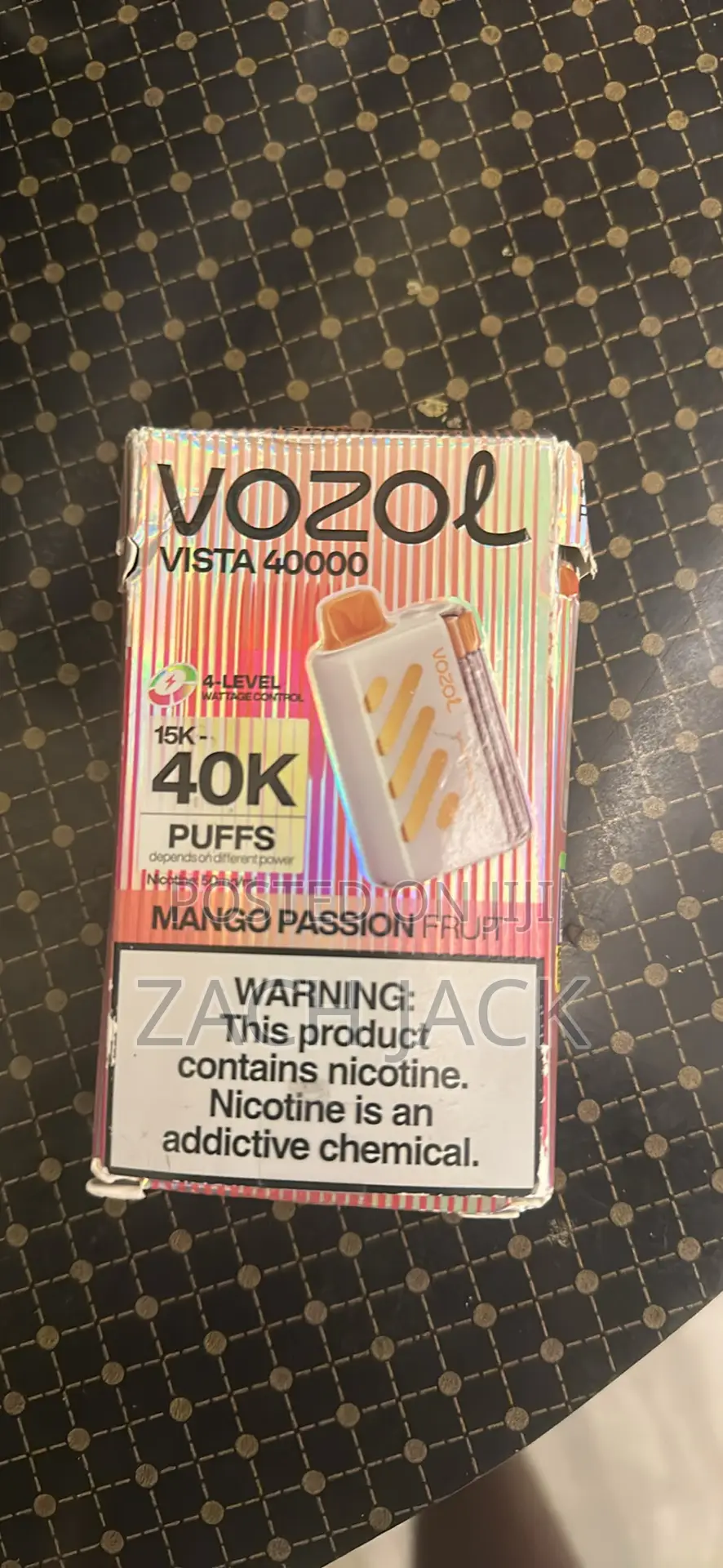Vozol Vista Puffs (Grape Ice or Mango Passion Fruit)