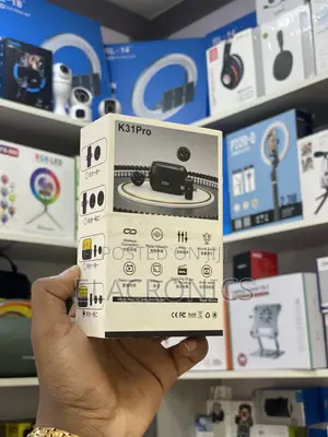 K31pro Wireless Nic Mic Clip Microphone 2.4g (Vlogging Mic)