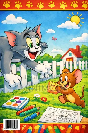 Tom And Jerry Coloring Book