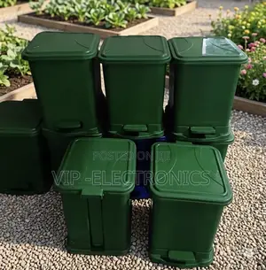 Garbage 8l Heavy Duty Outdoor Waste Bin Set – Plastic Garbage