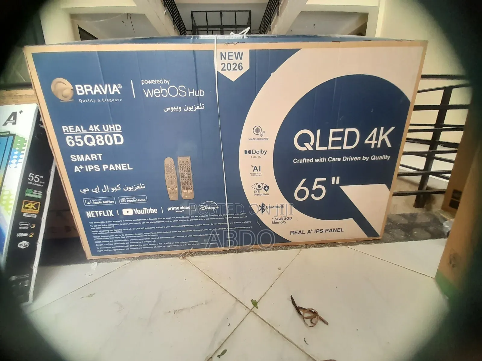 Bravia Webos Smart 65q80d Andraid Sramless