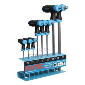 Fixtec 8pcs T-Handle Allen Key Wrench Set