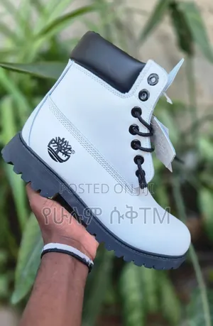 Timberland 6-Inches High Boots 'White/Black' Men's Shoes