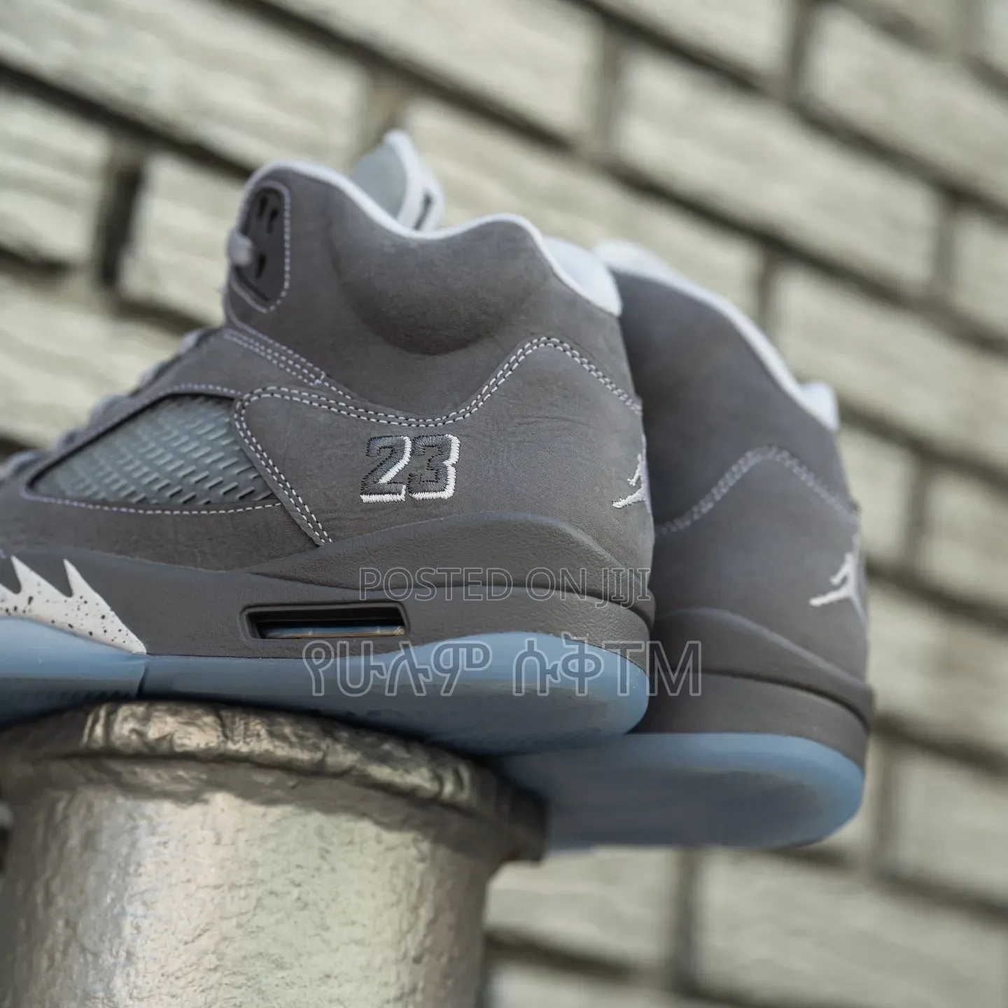 Air Jordan 5 Retro 'Wolf Grey' Men's Mid Boots Shoes