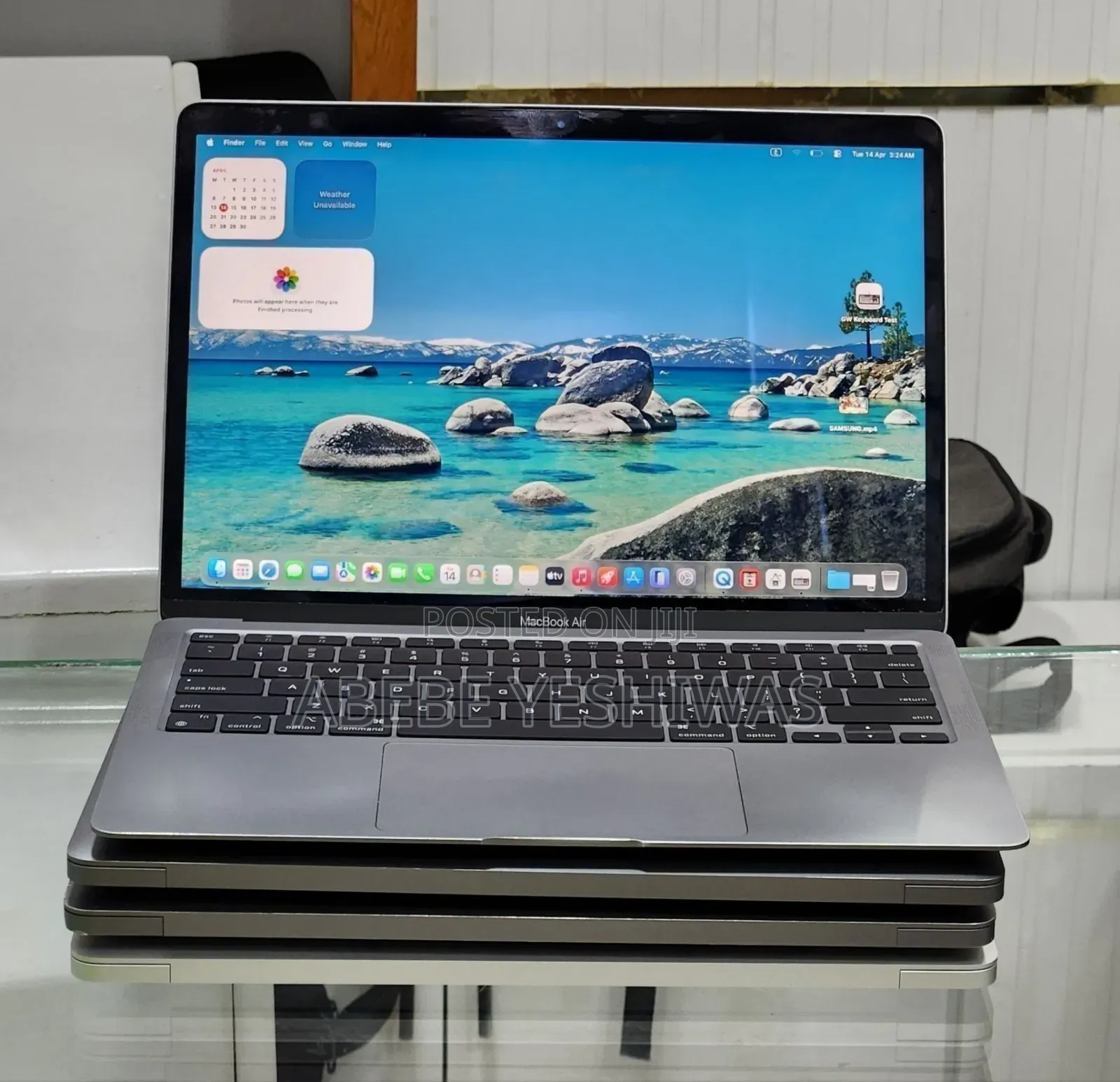 New Laptop Apple MacBook Air 2020 M1 8GB Apple M1 SSD 256GB
