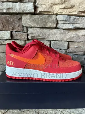 Nike Air Force 1 '07 Lv8 "Atl" Sneakers Vibrant University Red