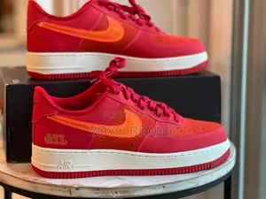 Nike Air Force 1 '07 Lv8 "Atl" Sneakers Vibrant University Red