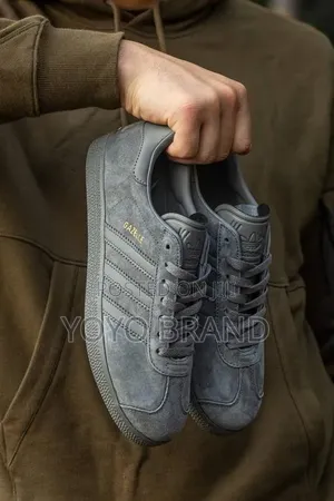 Adidas Gazelle Monochrome Grey Suede