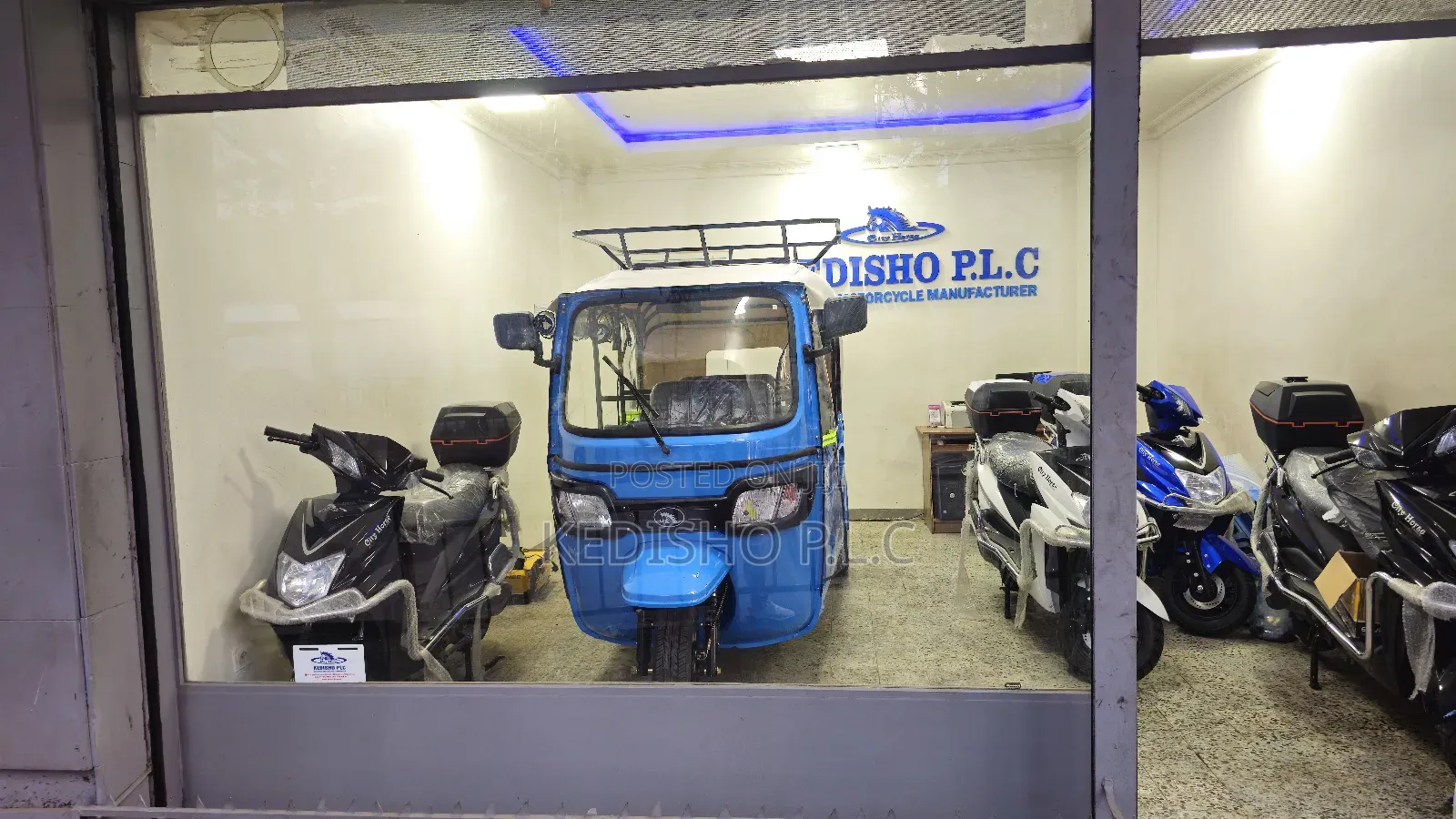 New Motorcycle 2025 Blue