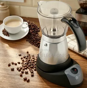 Electric Coffee Maker / Moka Pot With Heating Base