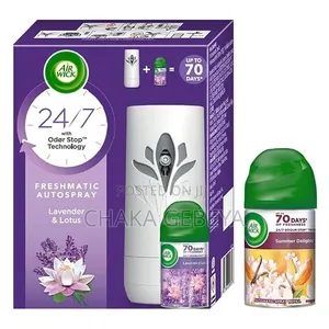 Battery-Powered Auto Spray Freshener – Citrus, Lavender, Rose Scents