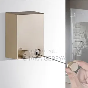 Wall-Mounted Retractable Laundry Line – Drill-Free Glue Option