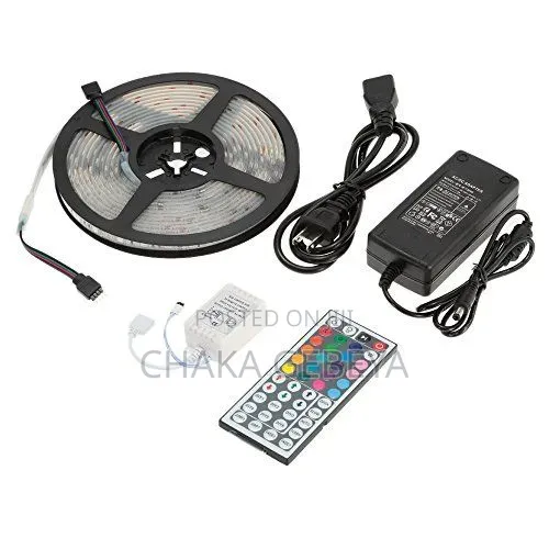 Porodo 5m Rgb Led Strip – Sound Reactive, Music Sync, Remote Control