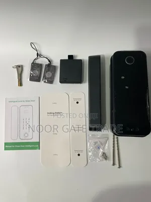 Smart Glass Door Lock – Face Recognition Fingerprint Wifi Tuya