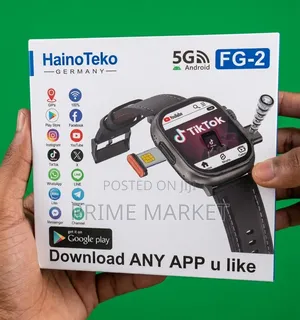 Haino Teko Fg-2 Smart Watch | 5g Sim Support + Dual Camera |4gb + 64gb