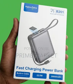Hainoteko B201 Power Bank | 20000mah Capacity and 22.5w Fast Charging