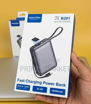 Hainoteko B201 Power Bank | 20000mah Capacity and 22.5w Fast Charging