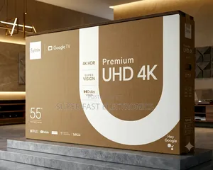 Syinix 55 Inch Tv Premium Uhd Google Tv – Smart Entertainment