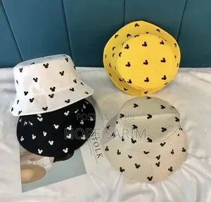 Fun Mickey Mouse Print Bucket Hats - 4 Colors