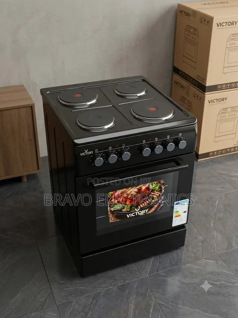 Victory 60×60 Full Function Electric Cooker – 4 Electric Burners