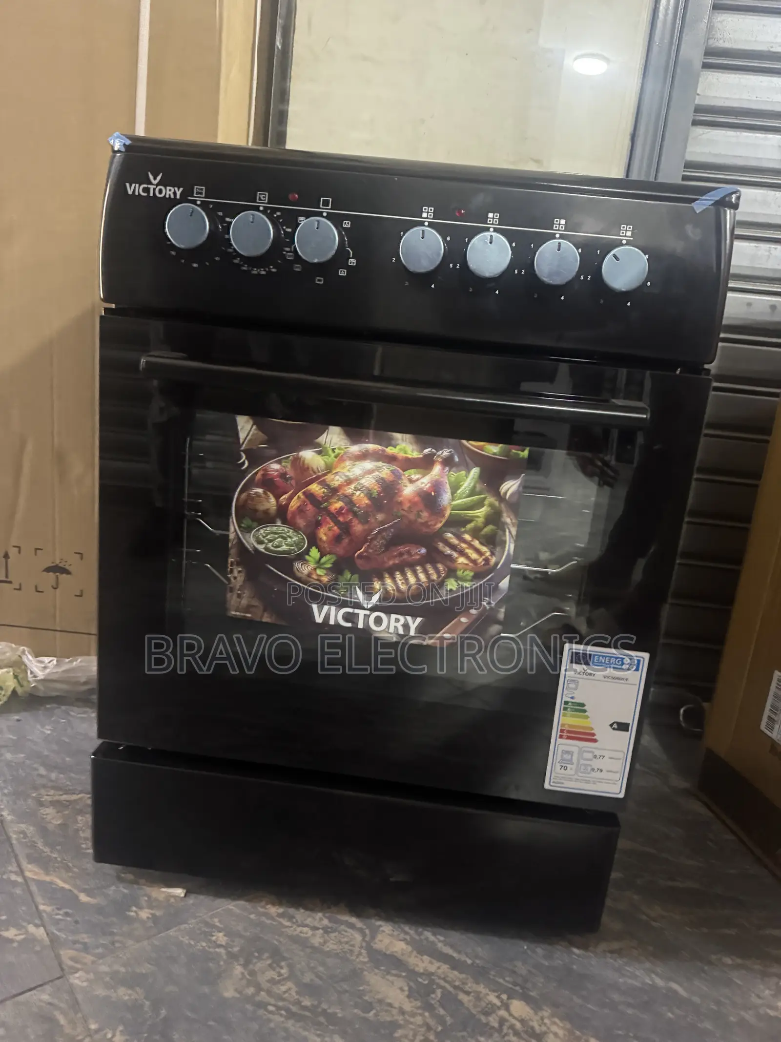 Victory 60×60 Full Function Electric Cooker – 4 Electric Burners