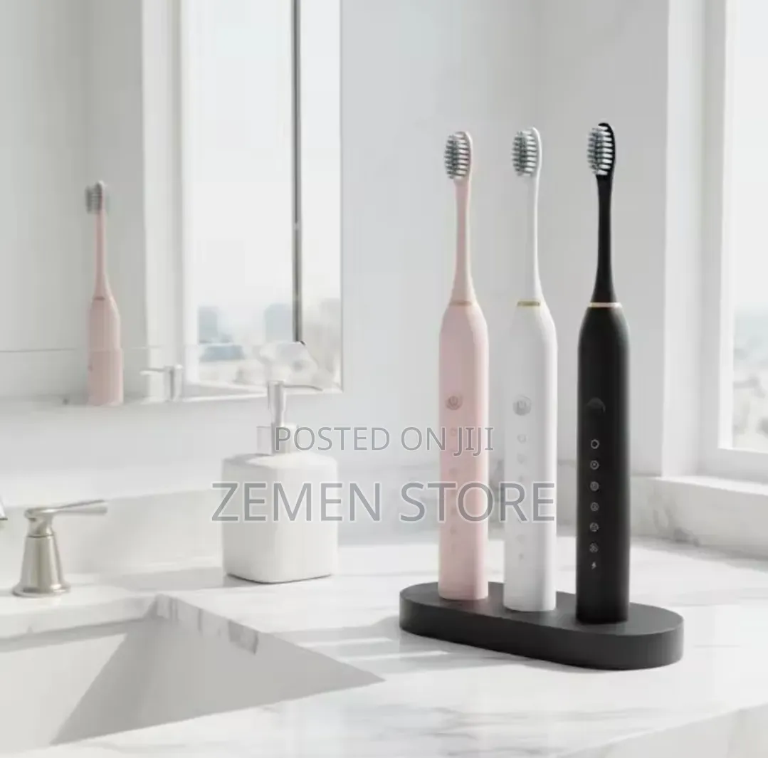 Sonic Electric Toothbrush With 4 Replacement Heads የጥርስ መፋቂያ