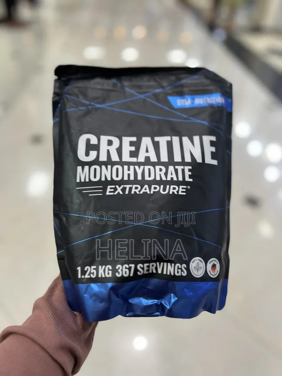 1.25 Kg 100% Pure Micronized Creatine Monohydrate 367 Servings Vegan