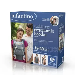 Infantino Cuddle Up Ergonomic Hoodie Carrier With Shoulder Straps