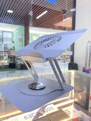 K8 Folding and 360-Degree Rotating Notebook Stand With Integrated