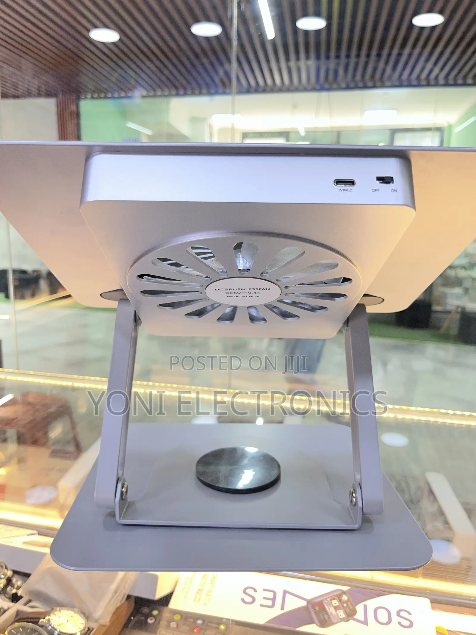 K8 Folding and 360-Degree Rotating Notebook Stand With Integrated