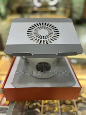 Folding and 360-Degree Rotating Notebook Stand With Fan