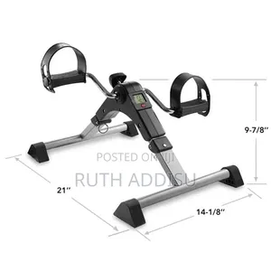 Costway Fol Pedal Stationary Under Desk Indoor Exercise Bike for Arms
