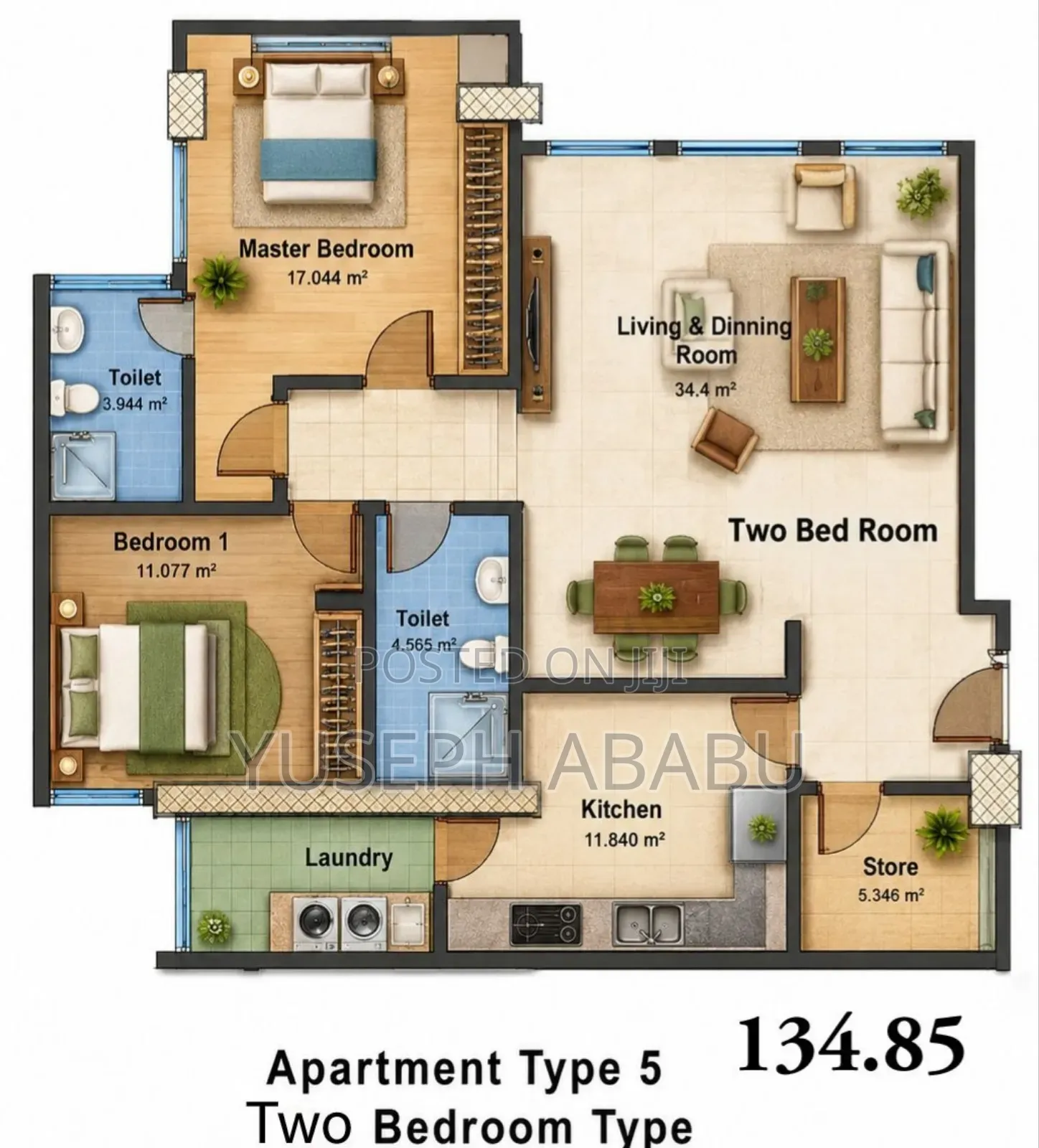 3bdrm Apartment in Summer Real Estate, Kirkos for sale