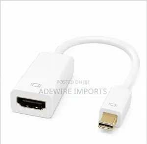 Thunder (Mini Dp) to Hdmi Adapter (Converter) With Vat
