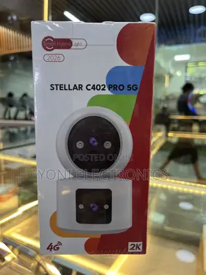 Stellar C402 Pro 5g Dual-Lens Security Camera | 4g Lte, Pan Tilt