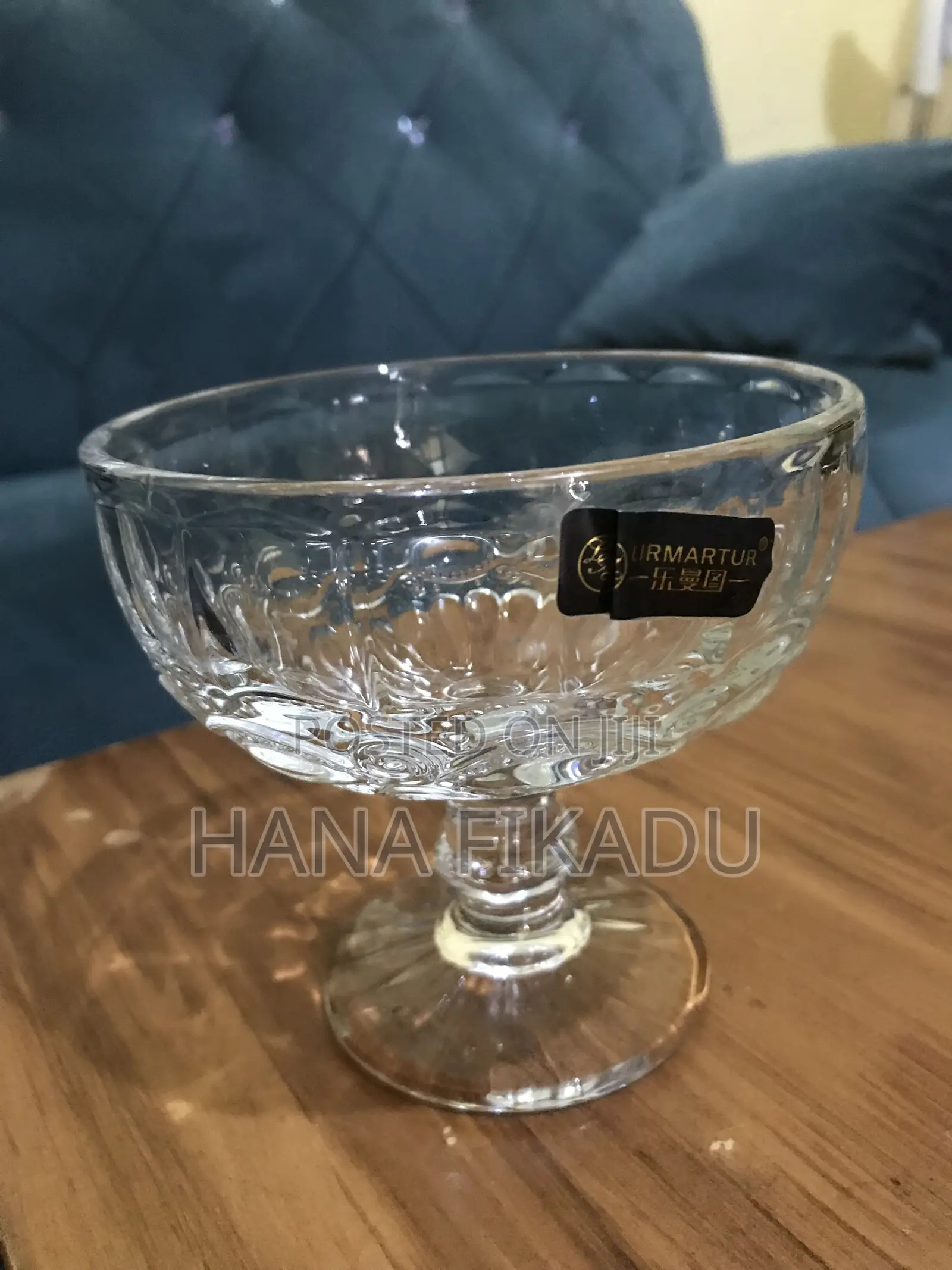 Icecream and Fruit Punch Glass Cup የሚያምር የአይስክሬም እና ፍሩት ፓንች ብርጭቆ