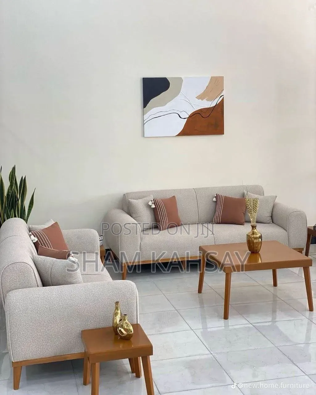 Designer Corner Sofa With Luxury Upholstery
