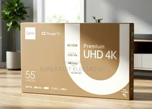 Syinix 55 Inch Tv Uhd Google Tv –Dolby Audio Super Vision Display