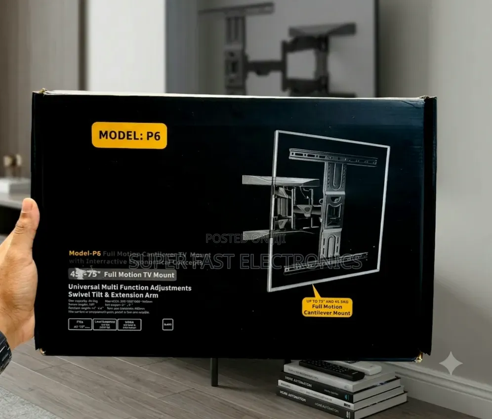 Flexible Tv Wall Mounet ​Model-P6 Heavy Tv Wall Mount (45"–75