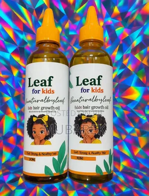 Natural Kids Hair Growth Oil - Leaf for Kids (100ml Bottle)