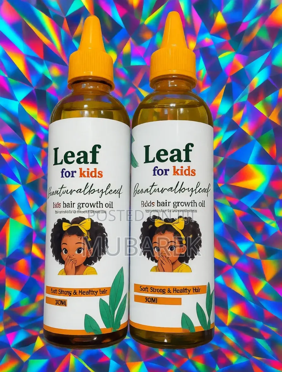 Natural Kids Hair Growth Oil - Leaf for Kids (100ml Bottle)