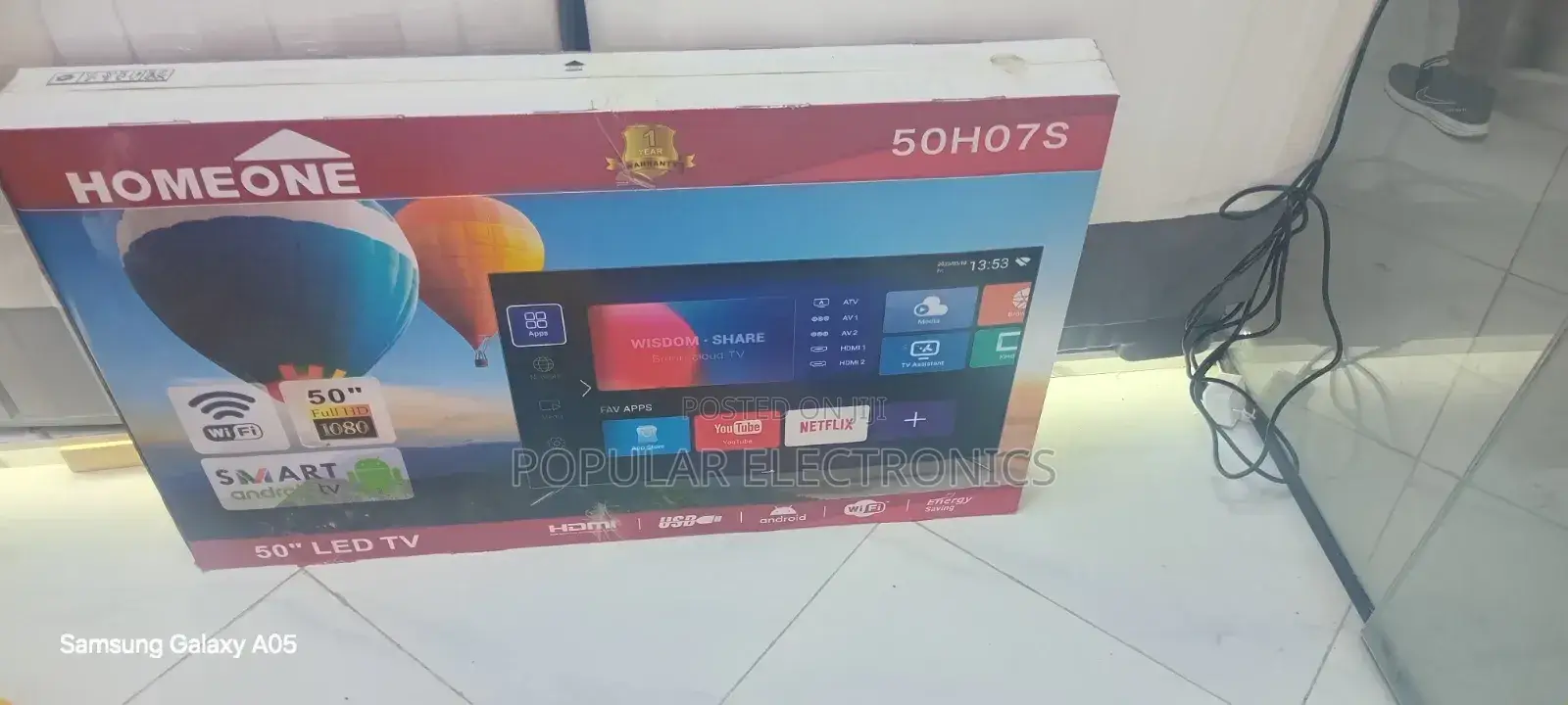 Homeone 50inchi Tv Smart Android