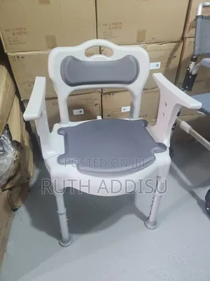 Uimoso Bedside Commode Chair W/Pad Drop Arm Adjustable Heigh